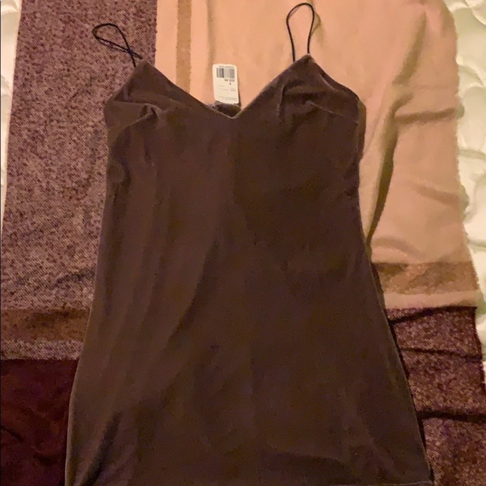 Forever21 velvet taupe stress brand new v shaped